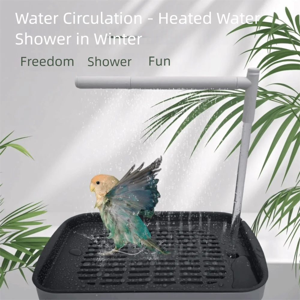 The Aqua Spa — USB Electric Circulating Bird Bath Fountain 🦜💦
