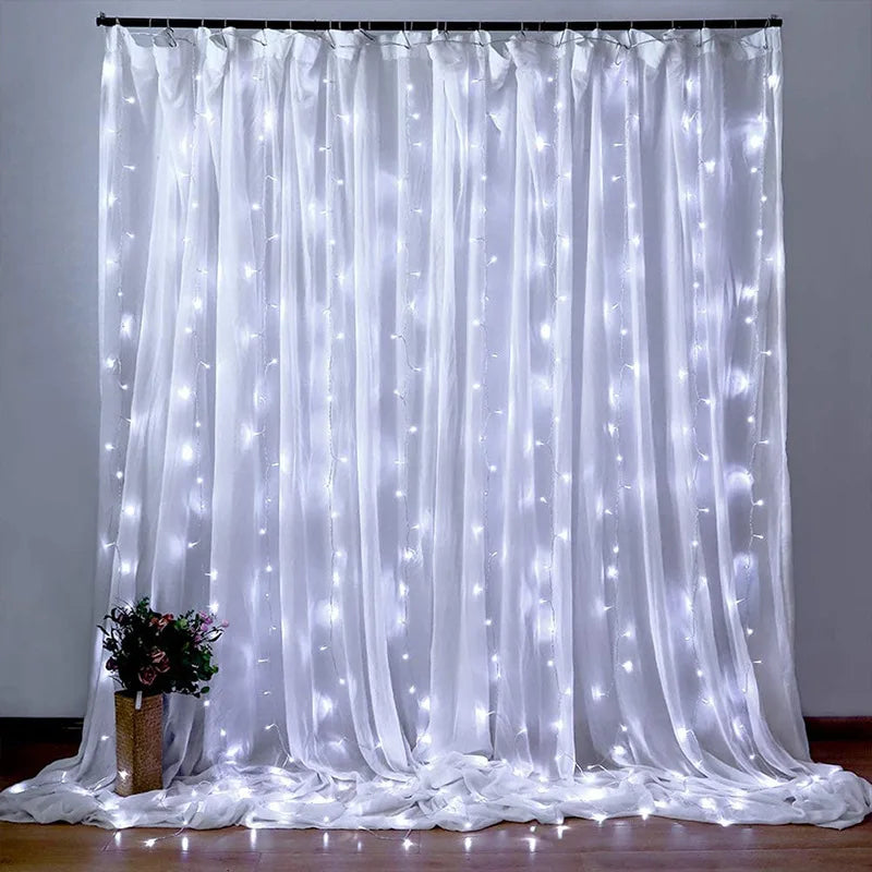 The Curtain of Dreams — USB Fairy Light Curtain Garland With Remote for Instant Ambiance ✨💤
