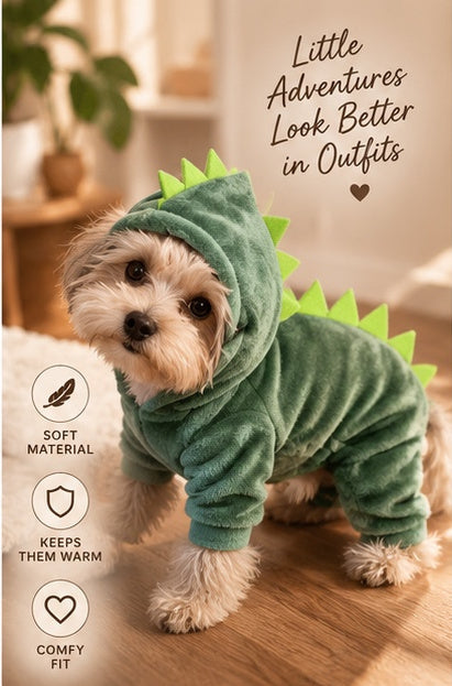 The Cosplay Cutie — Warm Fleece Pet Costume for Dogs & Cats 🦁🐾