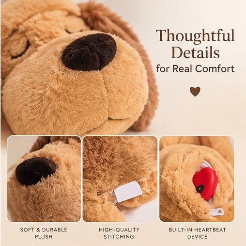 The Heartbeat Buddy — Anxiety Relief Plush Toy for Dogs & Cats 💞
